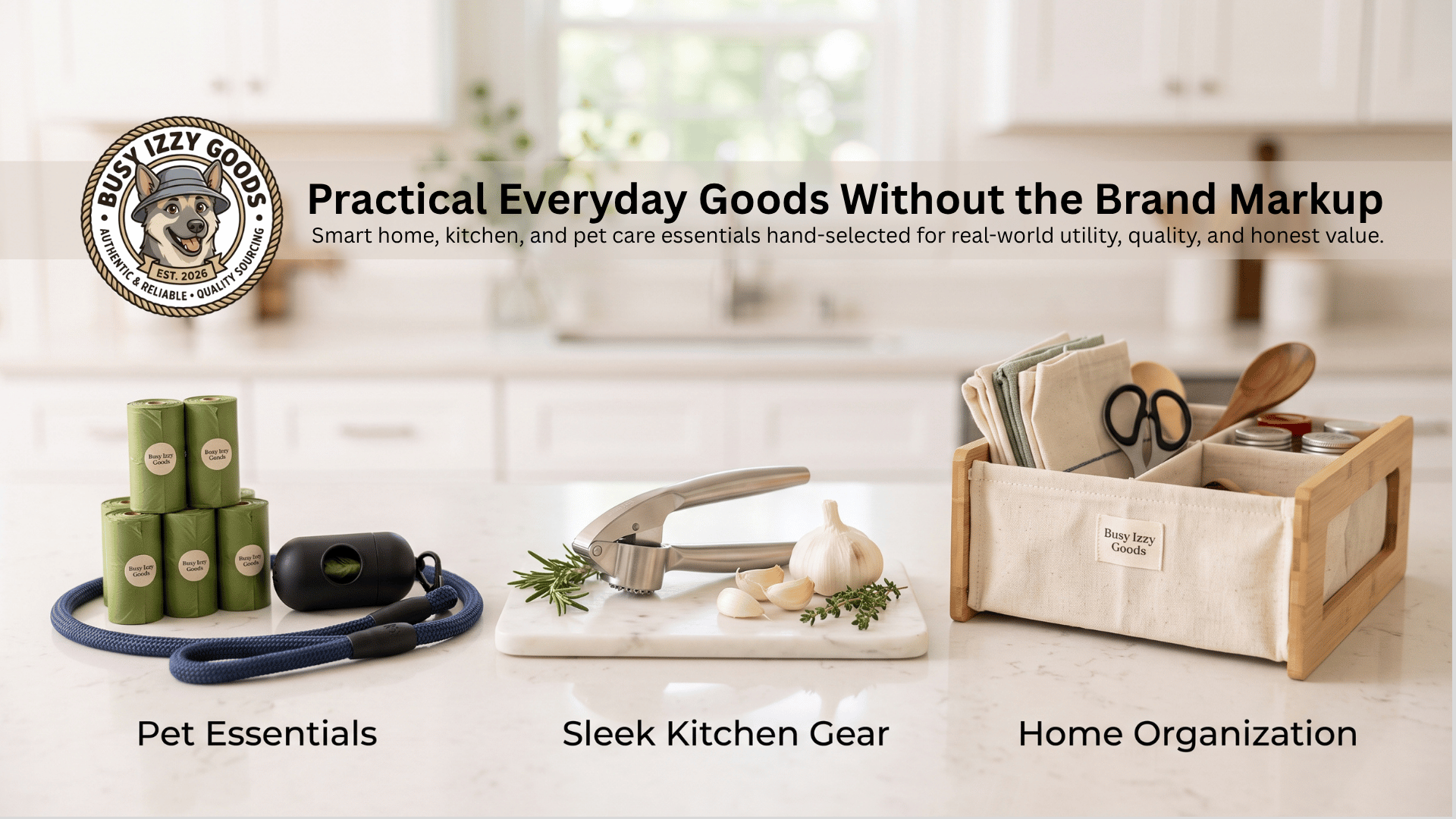 Busy Izzy Goods practical products for everyday life